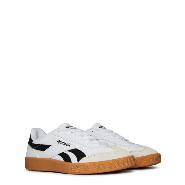 Reebok Womens White Low-Top Sneakers Classic Lightweight Lace-Up
