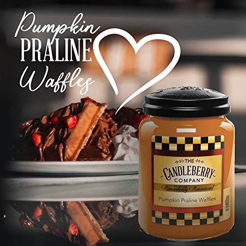 Candleberry Candles | Strong Fragrances for Home | Hand Poured in The USA | Highly Scented | 135 Hour Burn Time | Large Jar