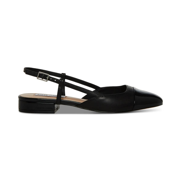 Steve Madden Women's Leather Slingback Flat Sandal Closed Toe Pumps Wedding Party Dress Shoes