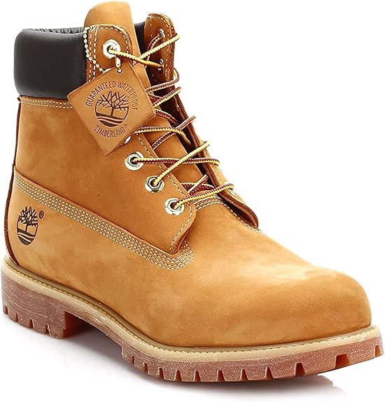 Timberland Men's 6-Inch Premium Waterproof Boot - Wheat Nubuck