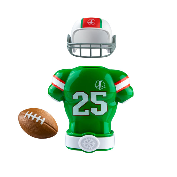 The Elf on the Shelf Claus Couture Touchdown Tidings Set - Help Your Scout Elf Find Their Inner Athlete-Includes Molded Muscle Shirt, elf-Sized Helmet and Mini Football!