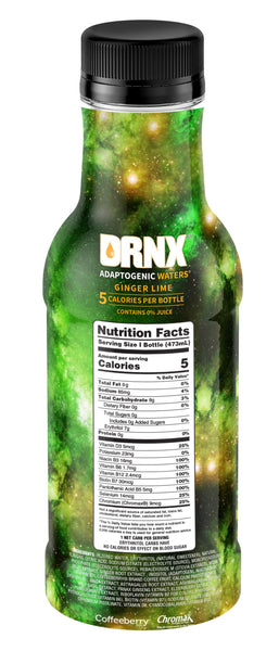 DRNX 12 Pack Adaptogenic Waters Complete Hydration Enhanced Beverage - Zero Sugar - 5 Calories - Super Herbs, B & D Vitamins, Antioxidants, Keto Friendly, All Natural (Variety Pack)