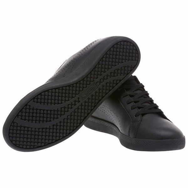 PUMA Women's Smash WNS Perf Metallic Sneaker Black 6