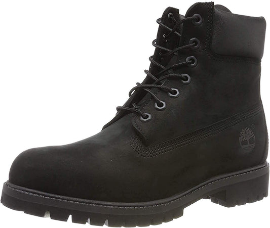 Timberland Men's 6-Inch Premium Waterproof Boot - Black Nubuck