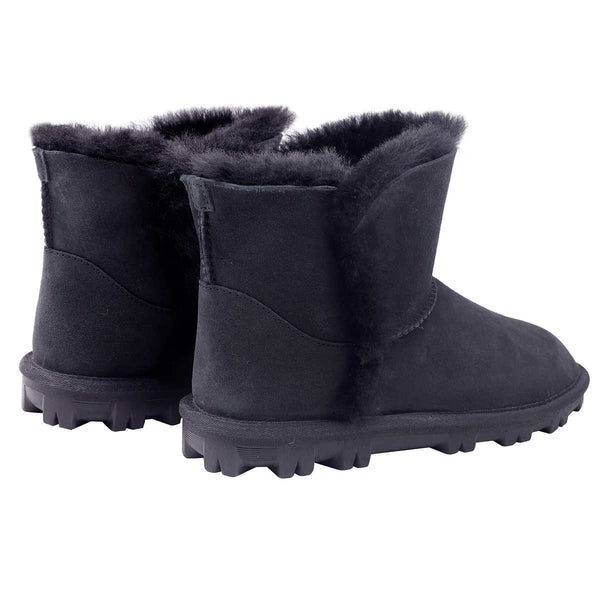 Kirkland Signature Genuine Australia Sheepskin Snow Winter Boots for Women, Classic Ladies Shearling Short Boot