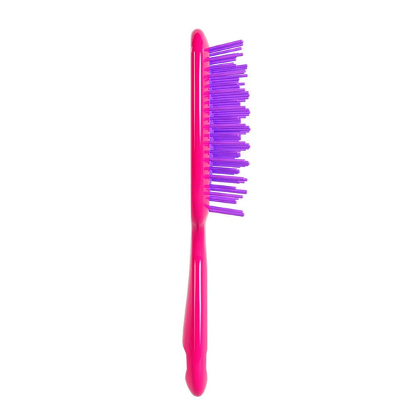 FHI Heat UNbrush Detangling Brush for Pain-Free Brushing on All Wet or Dry Hair Types  Durable DuoFlex Anti-Static Bristles, Lightweight Handle, Vented Hair Brush