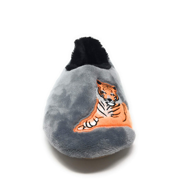 Oooh Geez Women's Cozy Slippers, Warm Comfy House Slippers, Tiger King Fuzzy Indoor Super Soft Animal Slipper