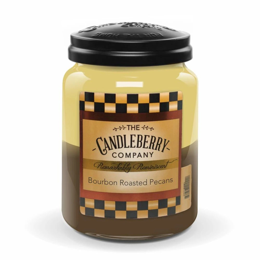 Candleberry Candles | Strong Fragrances for Home | Hand Poured in The USA | Highly Scented | 135 Hour Burn Time | Large Jar 26 oz