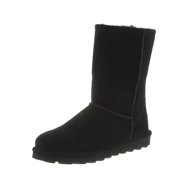 Bearpaw Elle Short Boot Suede Womens size 6 Hickory Brown