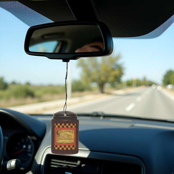 Candleberry Hot Maple Toddy Car Air Freshener | Provides Long Lasting Scent for Auto or Home | 2 Pack
