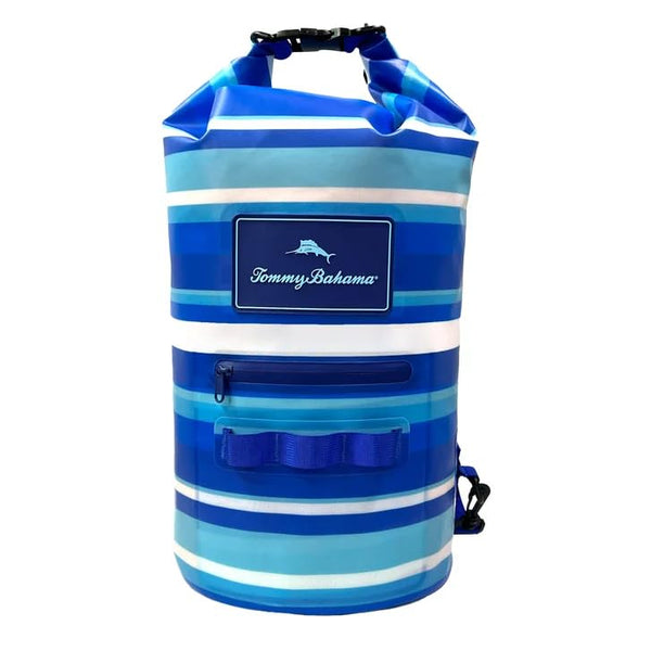 Tommy Bahama 20L Waterproof Dry Bag, Roll-Top (Harbor Stripe)___________________FUMA