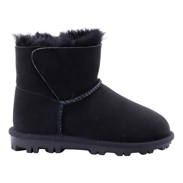 Kirkland Signature Genuine Australia Sheepskin Snow Winter Boots for Women, Classic Ladies Shearling Short Boot