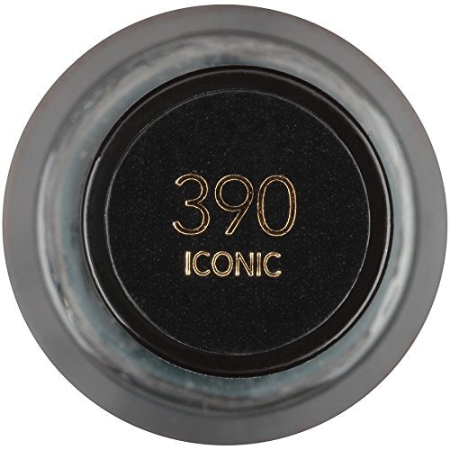 Revlon Nail Polish, Glossy Shine Finish, in Black/Grey, 390 Iconic, 0.5 oz