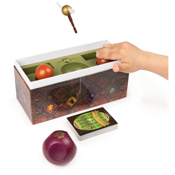 Harry Potter Catch The Golden Snitch, A Quidditch Board Game for Witches, Wizards and Muggles, Family Game Ages 8 & up