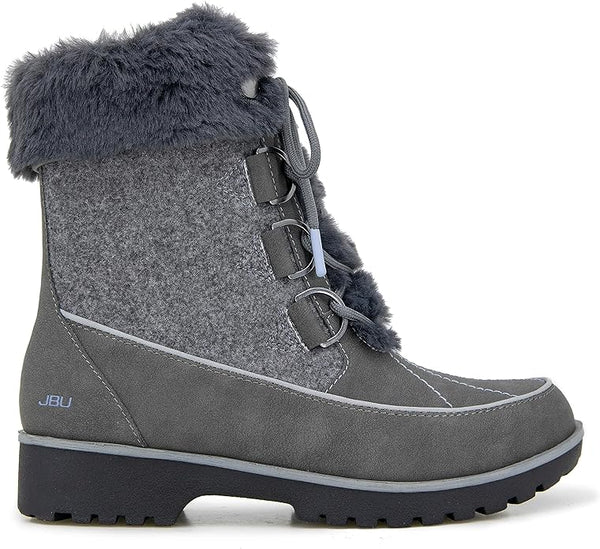 JBU Colorado Women's Winter Boot - Ladies Faux Fir Snow Boots