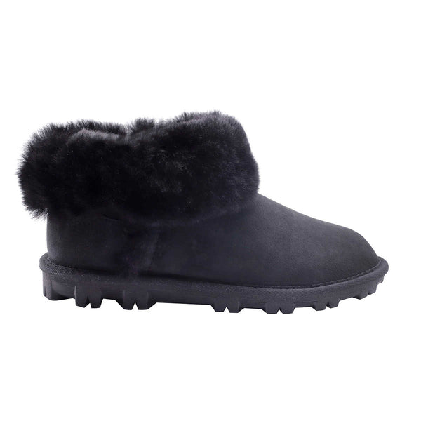 Kirkland Signature Genuine Australia Sheepskin Snow Winter Boots for Women, Classic Ladies Shearling Short Boot