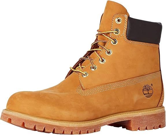 Timberland Men's 6-Inch Premium Waterproof Boot - Wheat Nubuck