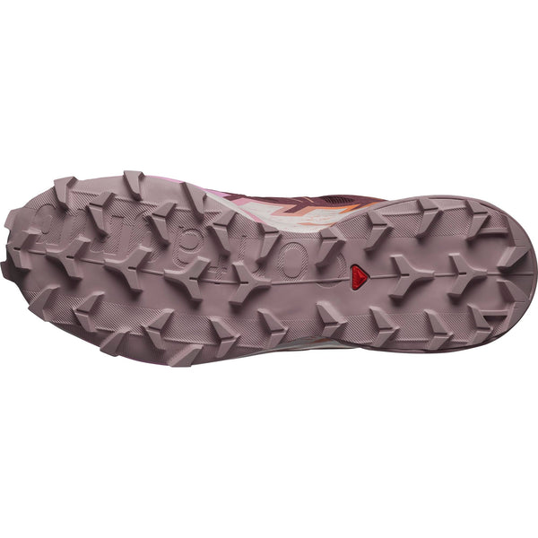 Salomon Speedcross 6 Trail Running and Hiking Shoe Womens Catawba Grape/Papaya/Deauville mauve Size 8