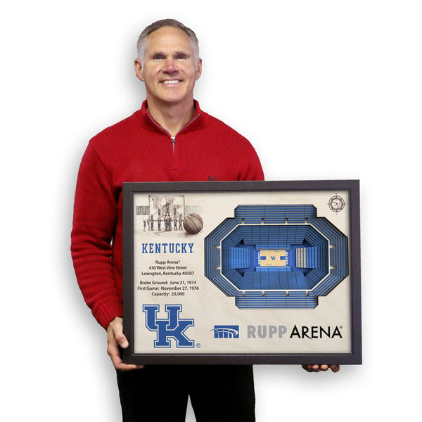 Sportula NCAA Kentucky Wildcats - Rupp Arena 3D Wall Art