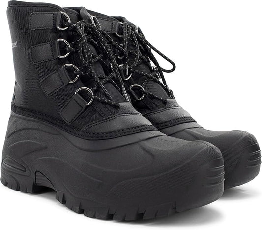 Staheekum Men's Winter Snow Boots| Waterproof, Insulated, and Cold Rated to -20°F