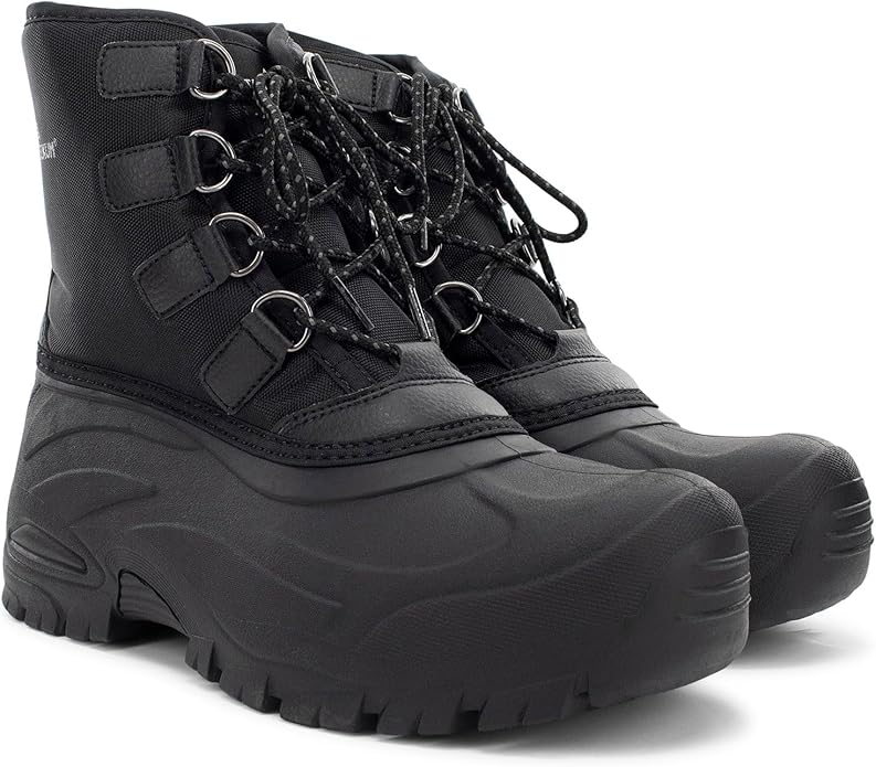Staheekum Men's Winter Snow Boots| Waterproof, Insulated, and Cold Rated to -20°F