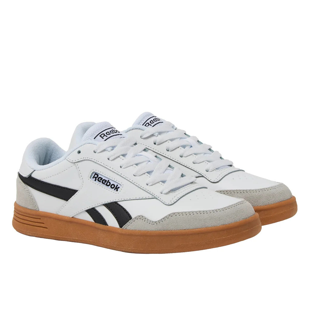 Reebok Womens White Low-Top Sneakers  Classic Lightweight Lace-Up Shoes  Sizes 610  Durable Rubber Outsole