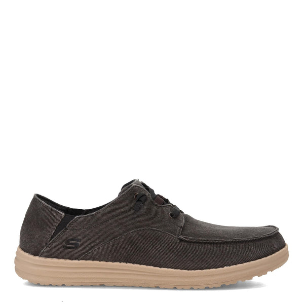 Skechers Men's volgo Slip on Melson Canvas Slip-On Moccasin Shoe