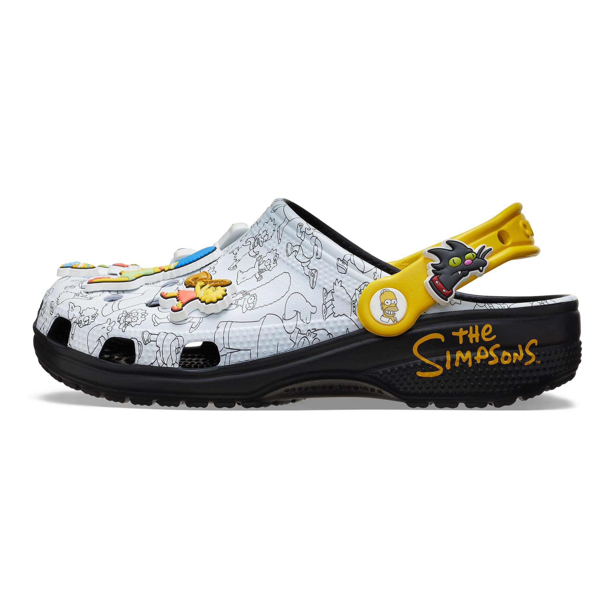 Crocs Unisex Adult The Simpsons Classic Clogs w/ Exclusive Charms Comfortable Lightweight Shoes