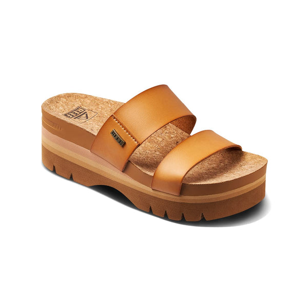 REEF Womens Sandals, Cushion Vista Higher, Natural