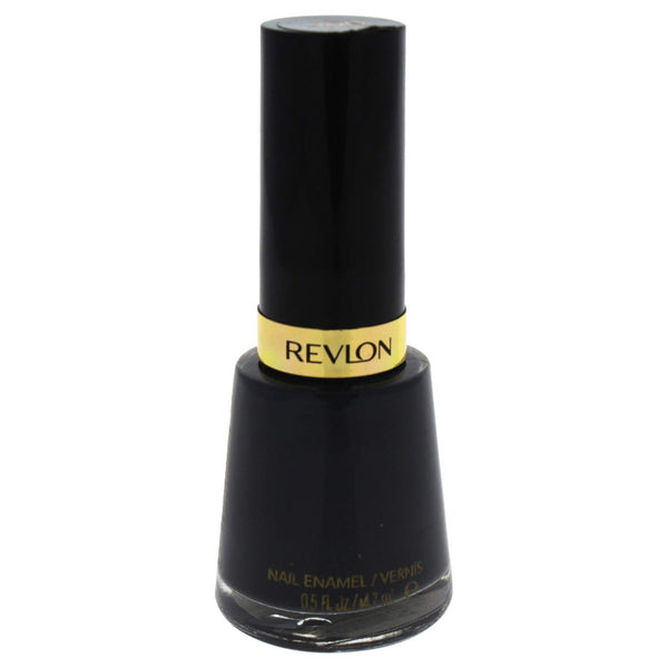 Revlon Nail Polish, Glossy Shine Finish, in Black/Grey, 390 Iconic, 0.5 oz