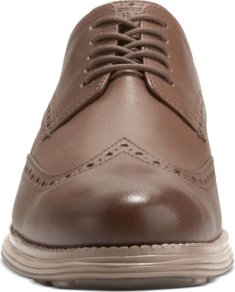 Cole Haan Men's Original Grand Shortwing Leather Dress Oxford Shoe - Truffle / Irish Coffee