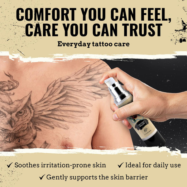 Nirvanta Rust Proof Tattoo Sealer 1.7 fl oz – Tattoo Sealing Body Lotion for Pre-Care & Long Term Ink Maintenance