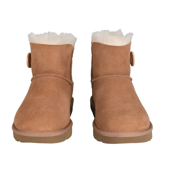 UGG W Mini Bailey Button II Chesnut Size 7