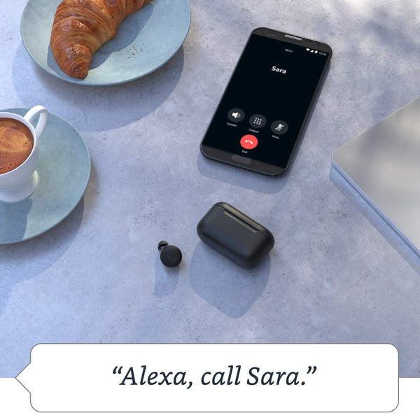 Echo Buds with Active Noise Cancellation (2021 release, 2nd gen) | Wireless earbuds with active noise cancellation and Alexa | Wireless charging case | Glacier White