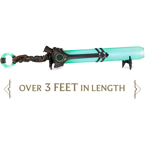 League of Legends, Life-Size Ekkos Bat, Over 3 Feet with 15+ Iconic Lights and Sounds, Premium Cosplay, Display Stand, Champion Collection, for Ages 14 and Up