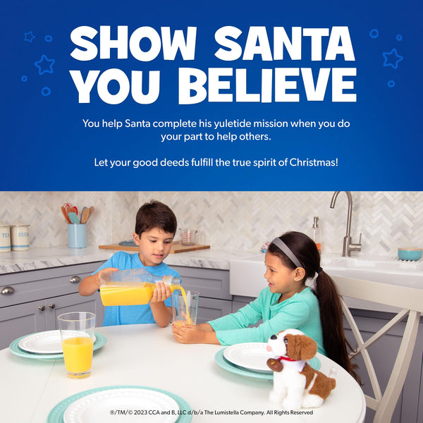 Elf Pets Cheer Check Up Set  4 pc. Vet Kit for Kids  Pretend Play Doctor Set with Chart, Thermometer, Brush and Cuff  Care for Elf Pets Plush, Pals of The Elf on the Shelf - Brand Scout Elf