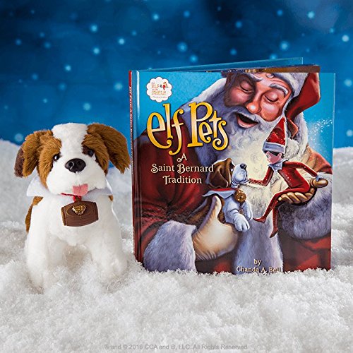 Elf on The Shelf Pet Pack - Reindeer and Saint Bernard Elf Pets - Direct from North Pole in Official Santa Gift Box