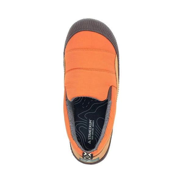 Staheekum Mens Puff Camp Shoes Slipper Loafer Indoor Outdoor Sole Warm Camping Comfort