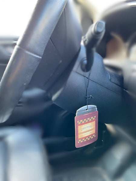 Candleberry Hot Maple Toddy Car Air Freshener | Provides Long Lasting Scent for Auto or Home | 2 Pack
