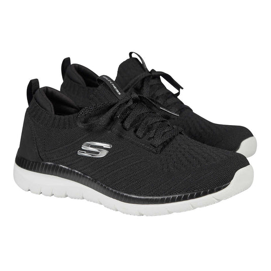 Skechers Performance Women's Bountiful Tie and Slip-On Sneaker Walking Shoes