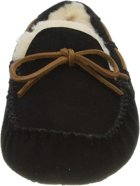 UGG Women's Dakota Moccasin, Black, 9 B US