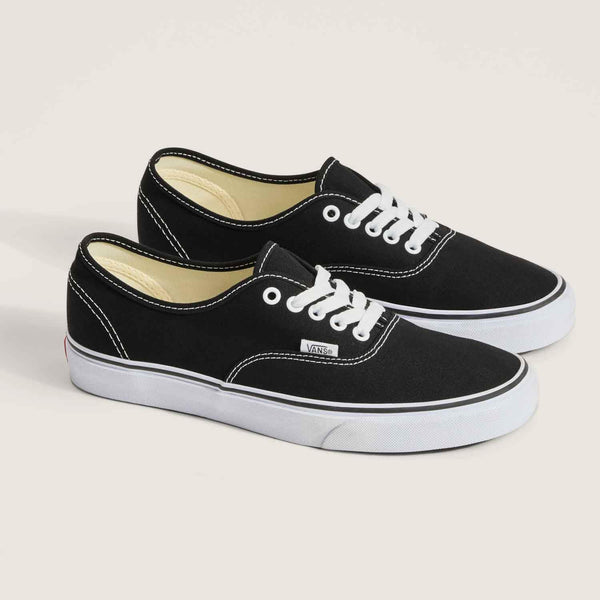 Vans Authentic Unisex Skate Shoe, Black 9 Mens, 10.5 Womens