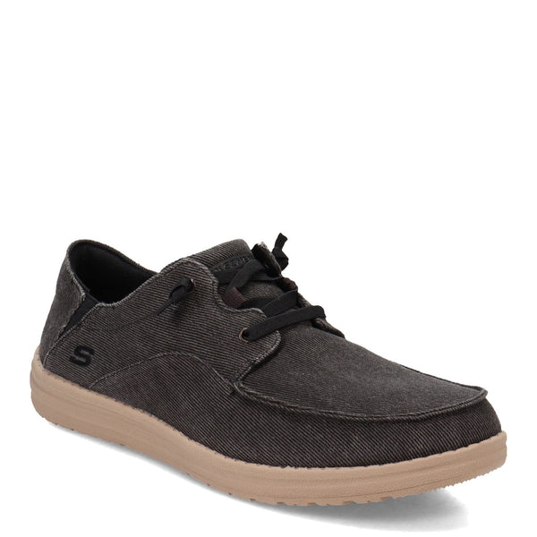 Skechers Men's volgo Slip on Melson Canvas Slip-On Moccasin Shoe