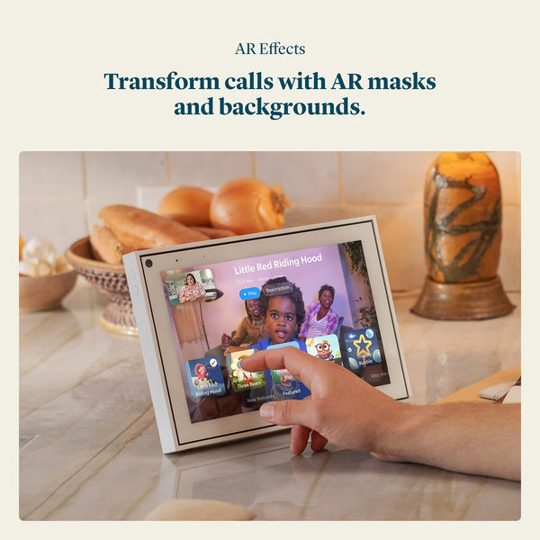 Meta Portal - Smart Video Calling for the Home with 10” Touch Screen Display - White