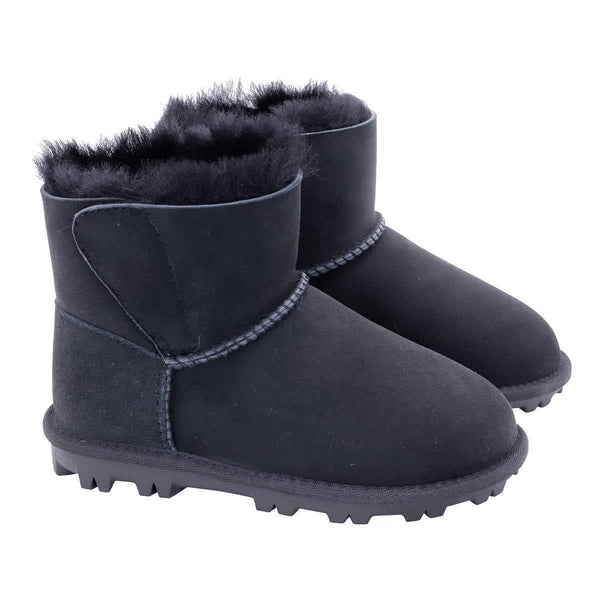 Kirkland Signature Genuine Australia Sheepskin Snow Winter Boots for Women, Classic Ladies Shearling Short Boot