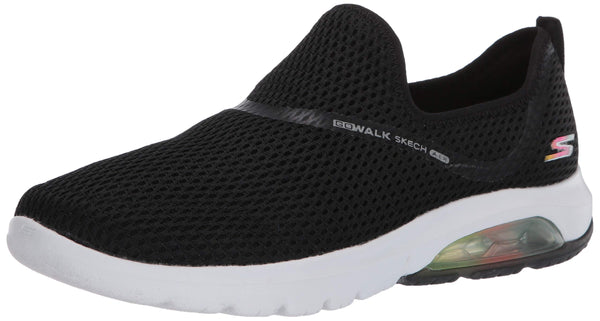 Skechers Women's Go Walk Air Twirl Sneaker (Black, 9)