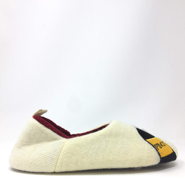 Oooh Geez Women's Wine Time Cozy Slippers, Warm Comfy House Slippers, Fuzzy Indoor Slipper