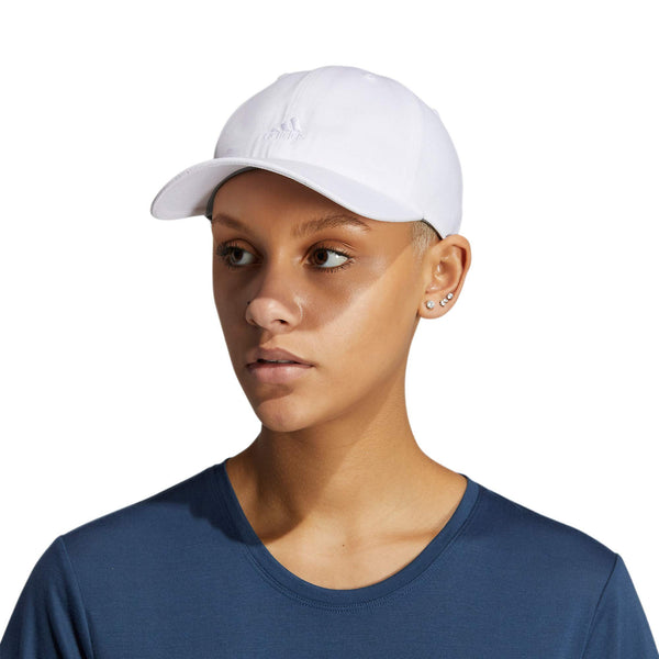 Adidas Women's Saturday Ball Cap White Hat - Cute Ladies Baseball Cap