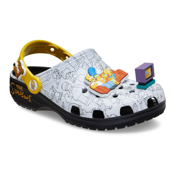 Crocs Unisex Adult The Simpsons Classic Clogs w/ Exclusive Charms Comfortable Lightweight Shoes