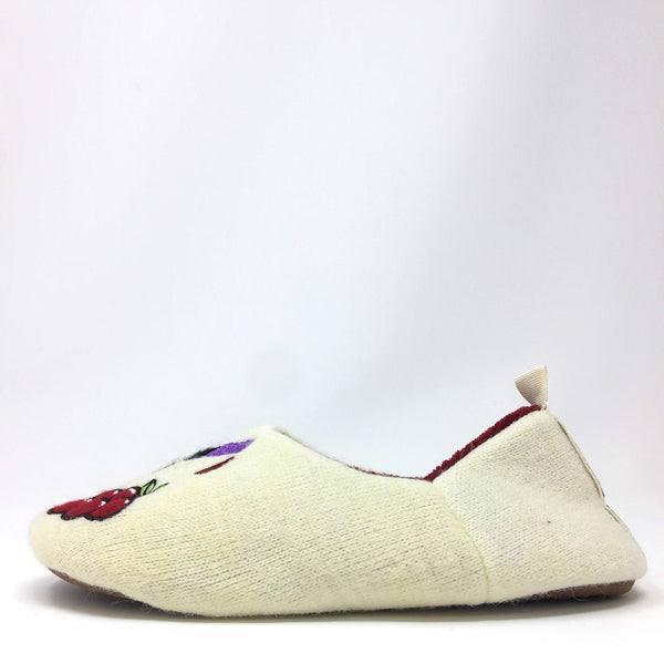 Oooh Geez Women's Wine Time Cozy Slippers, Warm Comfy House Slippers, Fuzzy Indoor Slipper